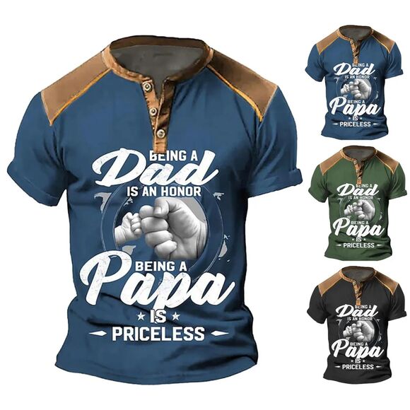 PHILLY TREASURE MEN GREEN 3D PRINT SHORT SLEEVE V-NECK SHIRT - Picture 2 of 2